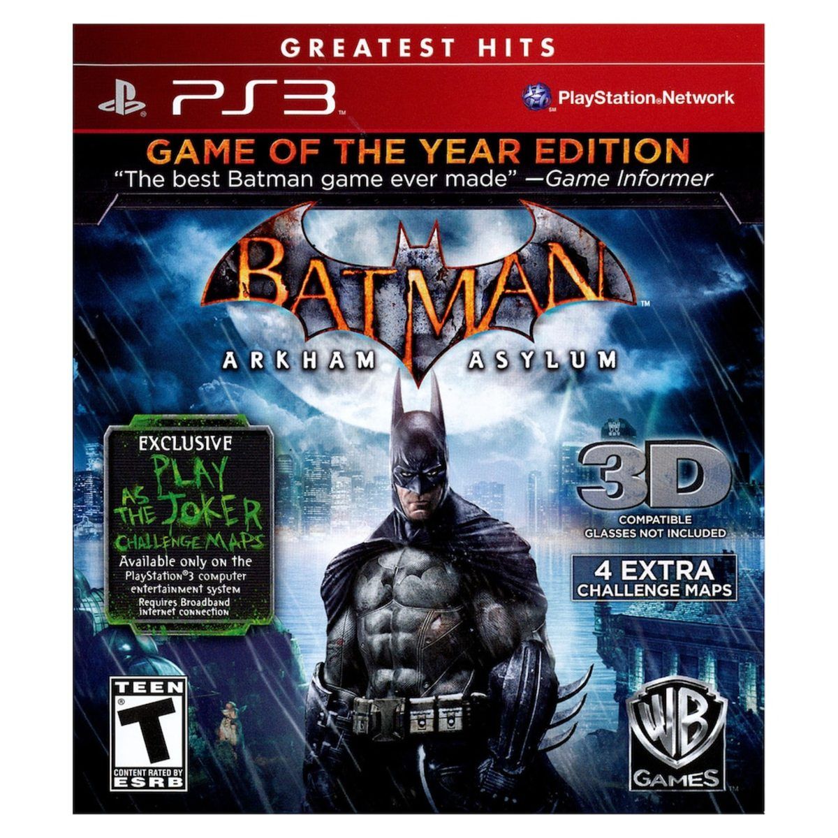 Batman: Arkham Asylum [Game of the Year Greatest Hits] CIB