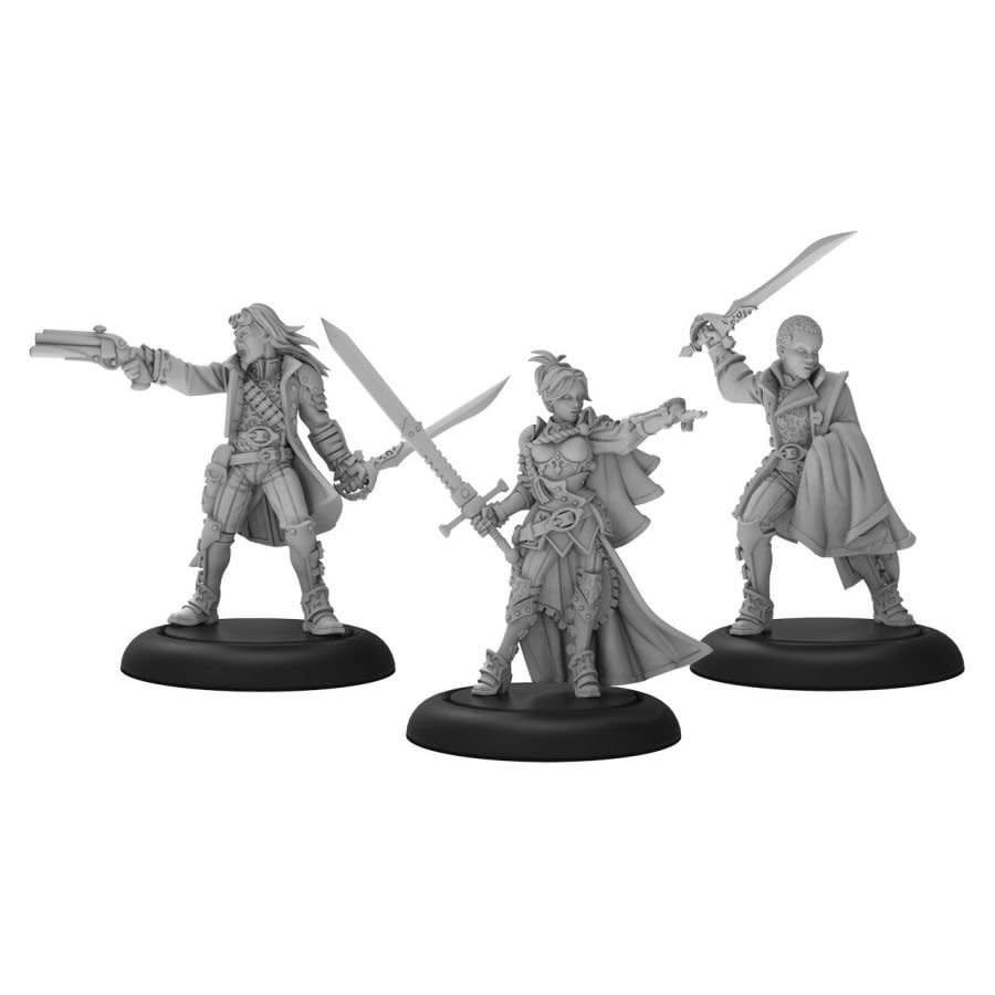 Warmachine: Mercenaries Ashlynn dElyse the Queens Blade Warcaster Unit (White Metal)