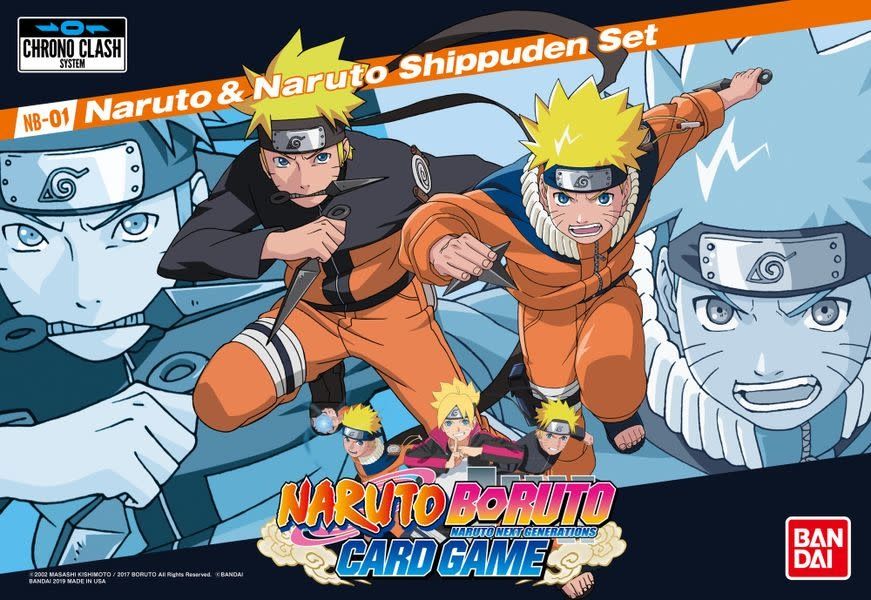 Naruto Boruto 2-Player Card Game: Naruto &amp; Naruto Shippuden Set