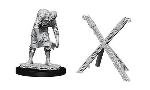 WizKids Deep Cuts Unpainted Miniatures: W6 Assistant &amp; Torture Cross