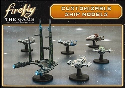 Firefly: The Game - Ship Set (Firefly, Bonnie Mae, Bonanza, Alliance Cruiser, Reaver Cutter)
