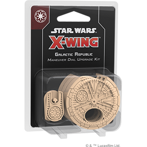 Star Wars X-Wing: 2nd Edition - Galactic Republic Maneuver Dial Upgrade Kit