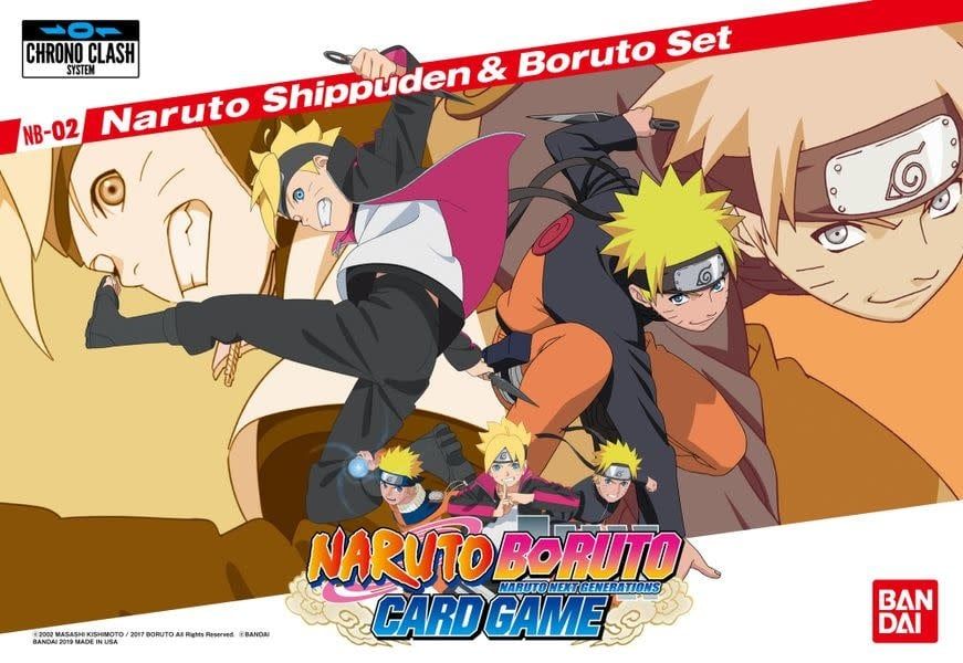 Naruto Boruto 2-Player Card Game: Naruto Shippuden &amp; Boruto Set