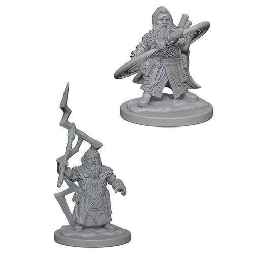 Pathfinder Deep Cuts Unpainted Miniatures: W4 Dwarf Male Sorcerer
