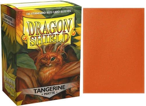 Dragon Shields: (100) Matte Tangerine