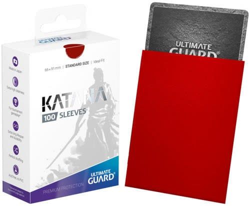 Ultimate Guard Katana Sleeves (100) Red