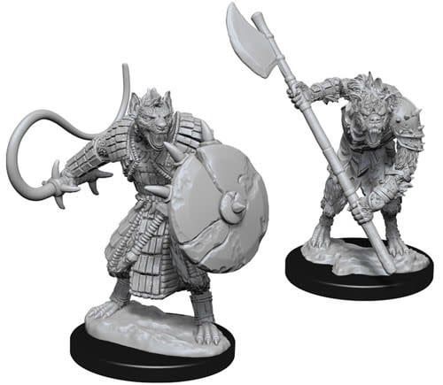 Pathfinder Deep Cuts Unpainted Miniatures: W3 Gnolls