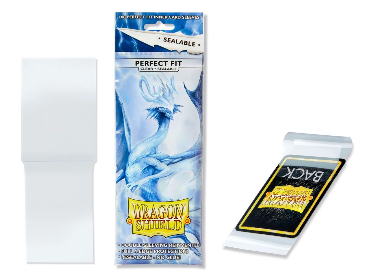 Dragon Shields: (100) Perfect Fit Sealable Clear