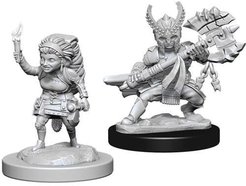 Dungeons &amp; Dragons Nolzur`s Marvelous Unpainted Miniatures: W6 Female Halfling Fighter