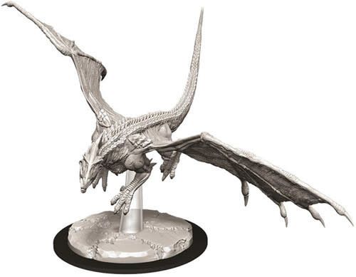 Dungeons &amp; Dragons Nolzur`s Marvelous Unpainted Miniatures: W9 Young White Dragon