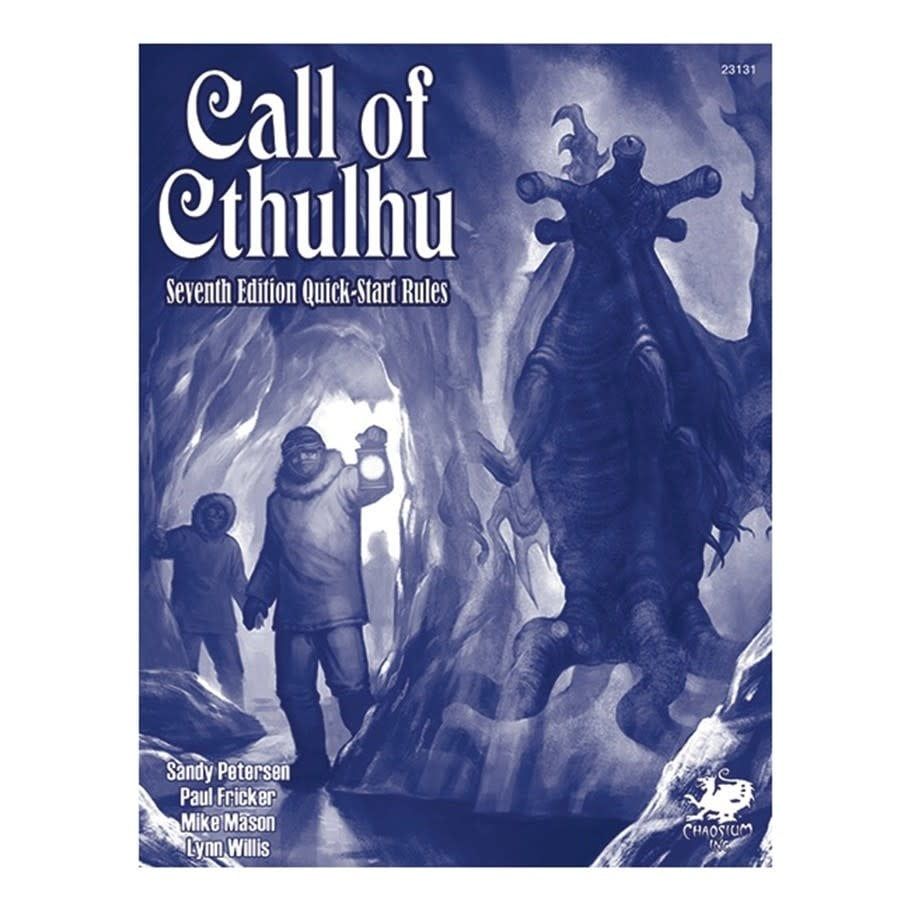 CoC: Call of Cthulhu 7E QuickStart Rules