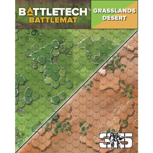 BattleTech: Battle Mat - Grasslands Desert BattleTech: Battle Mat - Grasslands Desert