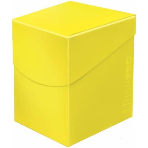 Ultra Pro Deck Box: Eclipse 100+ Lemon Yellow