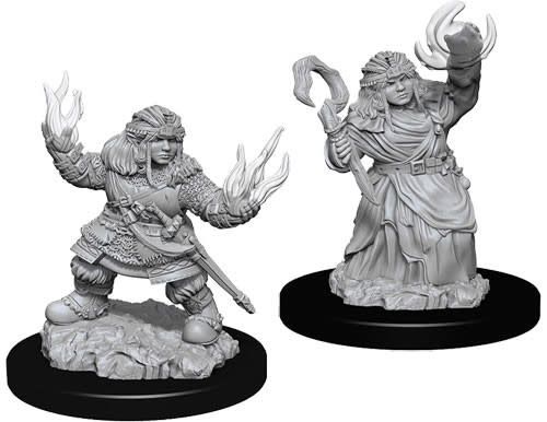 Pathfinder Deep Cuts Unpainted Miniatures: W7 Female Dwarf Summoner