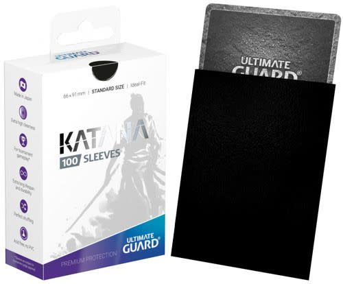 Ultimate Guard Katana Sleeves (100) Black