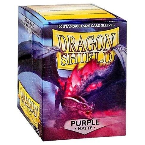 Dragon Shields: (100) Matte Purple