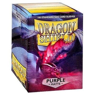 Dragon Shields: (100) Matte Purple