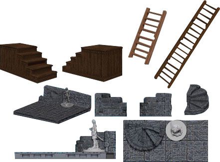WarLock Tiles: Stairs &amp; Ladders