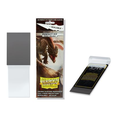Dragon Shields: (100) Perfect Fit  Sealable Smoke