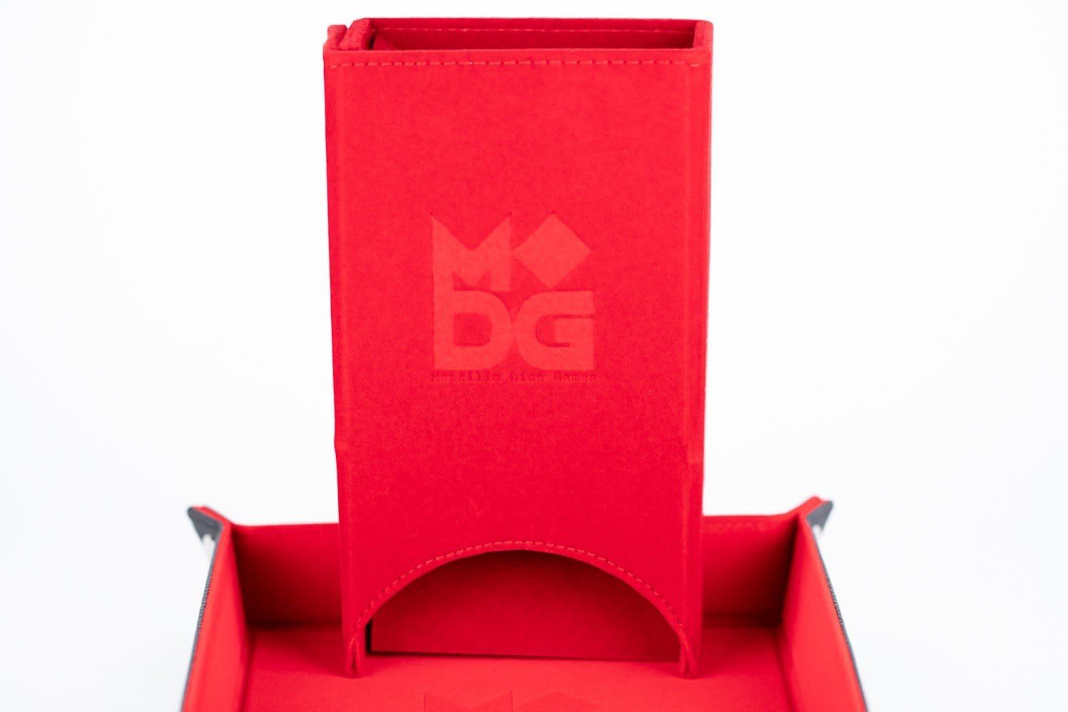 Dice Tower: Fold Up Velvet Red