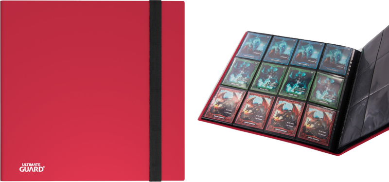 Ultimate Guard 12 Pkt FlexXfolio Quad Row Red