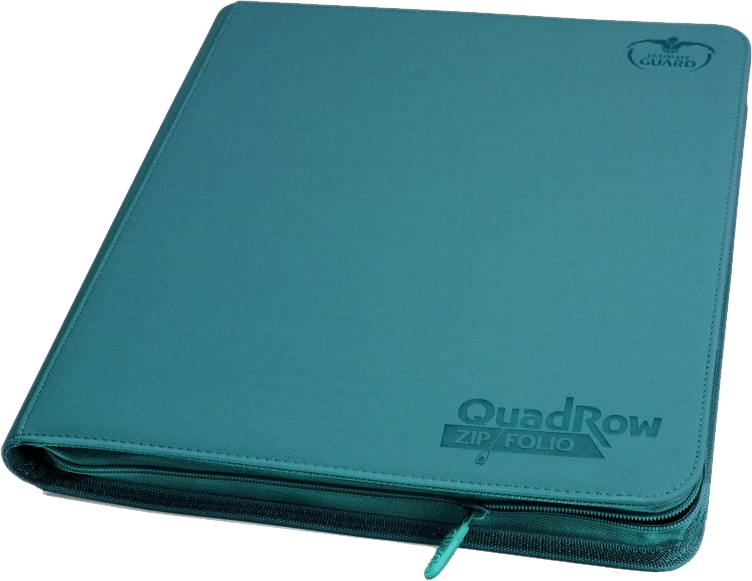 Ultimate Guard 12 Pkt ZipFoli Quad Row XenoSkin Petrol