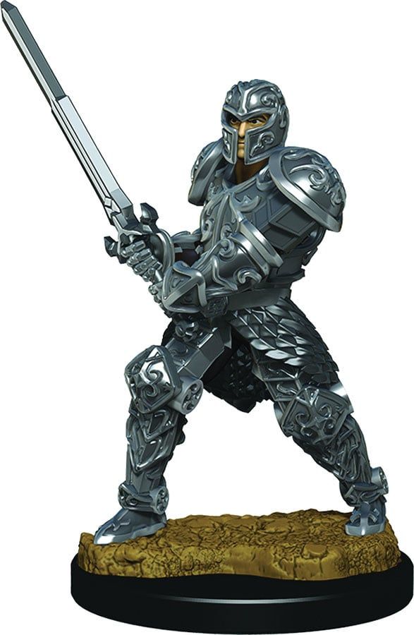 Dungeons &amp; Dragons Fantasy Miniatures: Icons of the Realms Premium Figures W3 Human Male Fighter