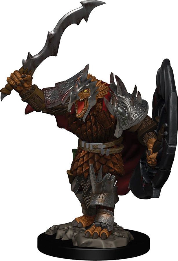 Dungeons &amp; Dragons Icons of the Realms Premium Figures: W1 Dragonborn Male Fighter