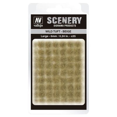 Scenery: Wild Tuft: Beige: Large