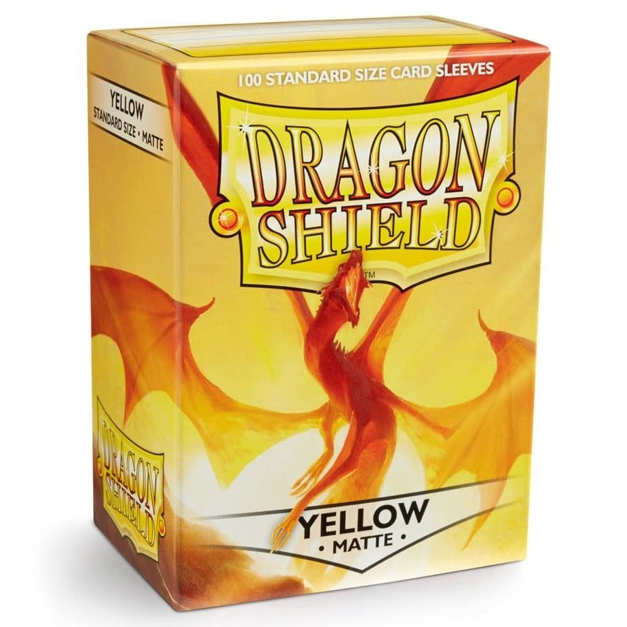 Dragon Shields: (100) Matte Yellow