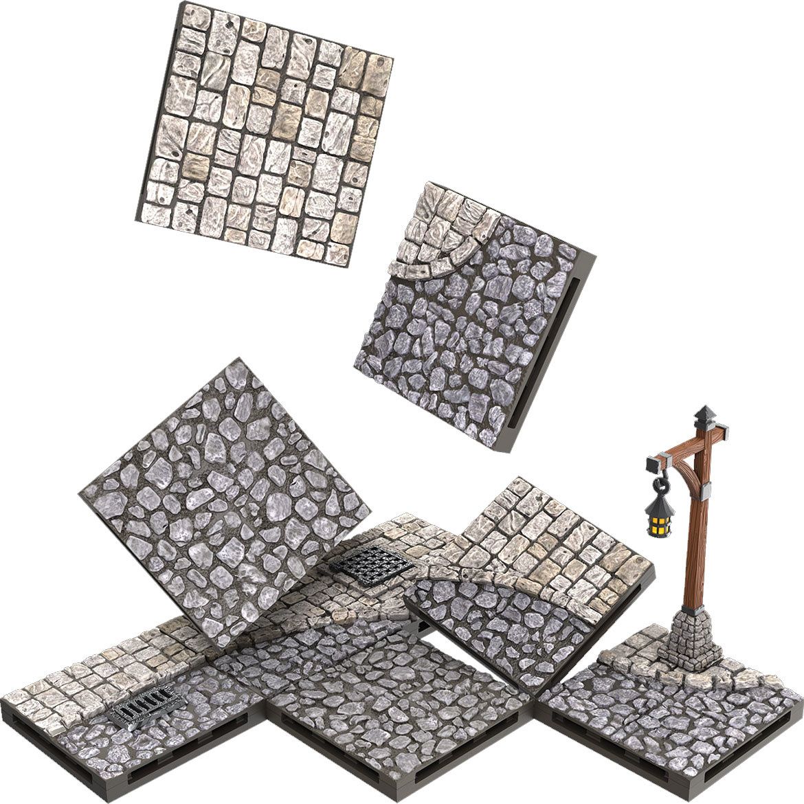 WarLock Tiles: Town &amp; Village - Town Square