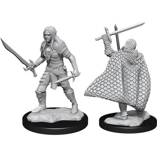 Pathfinder Deep Cuts Unpainted Miniatures: W13 Elf Fighter Male