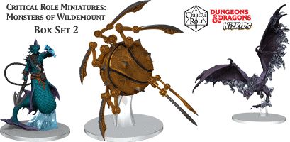 Dungeons &amp; Dragons Critical Role Miniatures Monsters of Wildemount Set 2