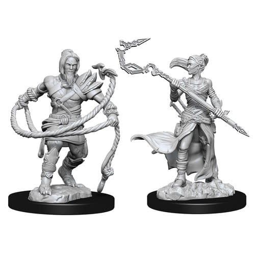 Magic the Gathering Unpainted Miniatures: W13 Stoneforge Mystic &amp; Kor Hookmaster (Fighter,Rogue,Wizard)