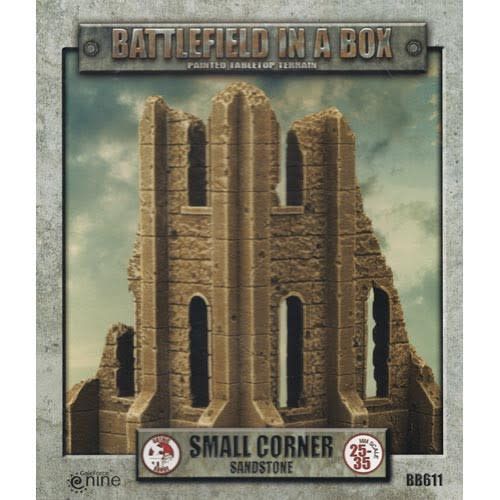 Gothic Battlefields - Medium Corner - Sandstone (x1) - 30mm