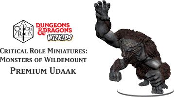 Dungeons &amp; Dragons Critical Role Miniatures Monsters of Wildemount Premium Udaak