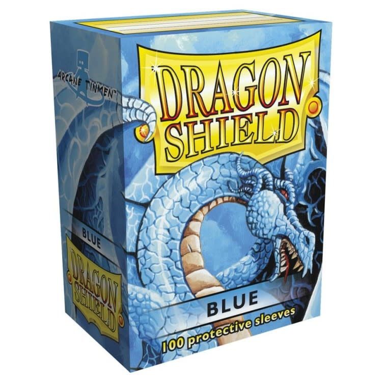 Dragon Shields: (100) Classic Blue