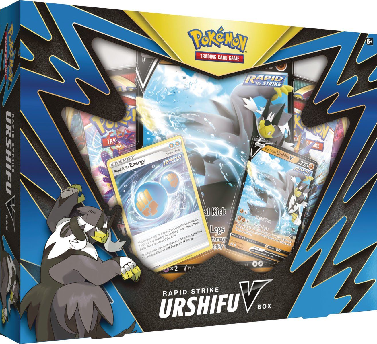 Pokemon TCG: Single/Rapid Strike Urshifu V Box