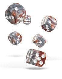 D6 (36): 12mm Gemi Silver Rust