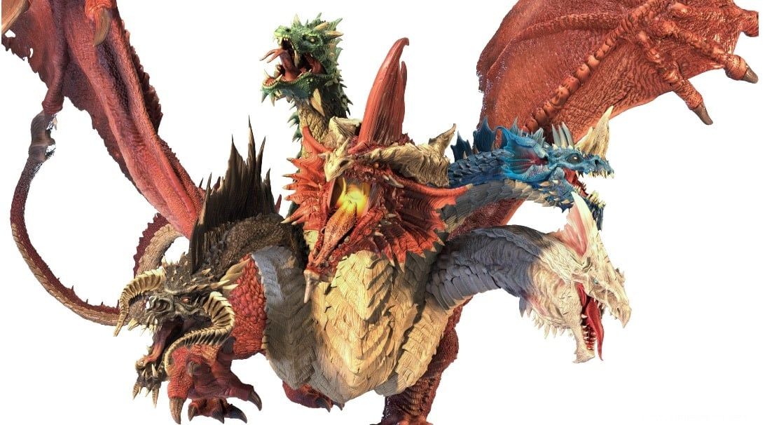 Dungeons &amp; Dragons Fantasy Miniatures: Icons of the Realms Gargantuan Tiamat