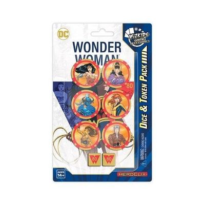 DC HeroClix: Wonder Woman 80th Anniversary Dice and Token Pack