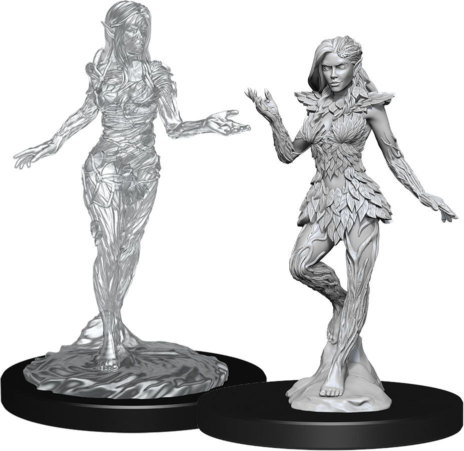 Pathfinder Deep Cuts Unpainted Miniatures: W14 Nymph &amp; Dryad