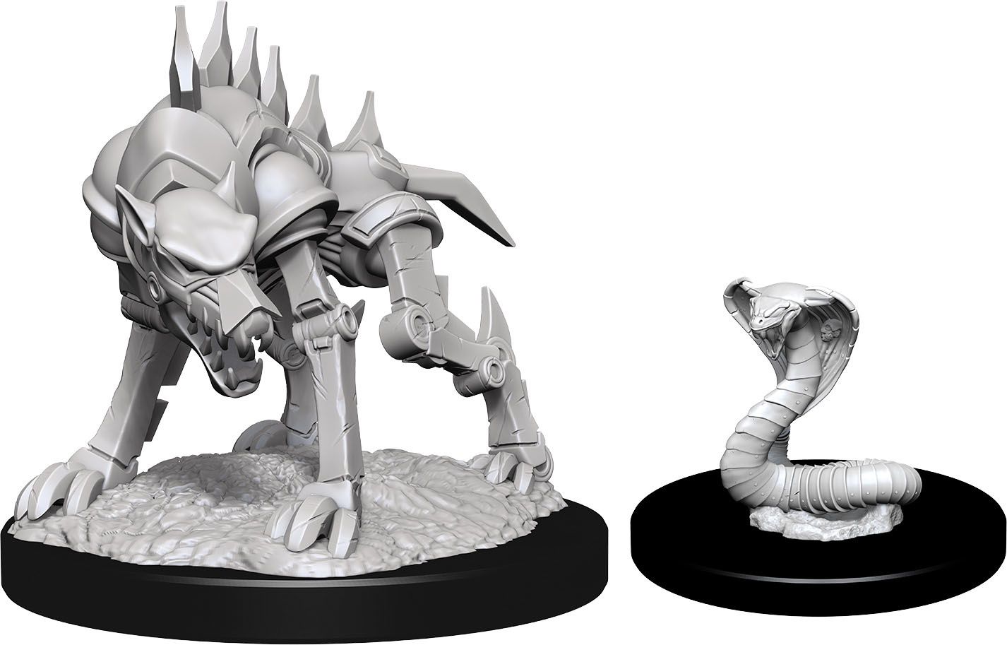 Dungeons &amp; Dragons Nolzur`s Marvelous Unpainted Miniatures: W14 Iron Cobra &amp; Iron Defender
