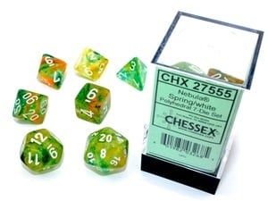 RPG Dice Set (7): Luminary NB Spring wh