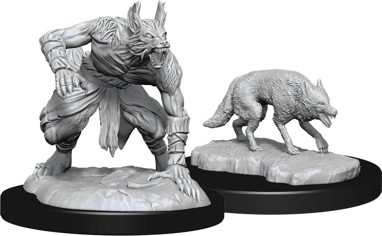 Dungeons &amp; Dragons Nolzur`s Marvelous Unpainted Miniatures: W14 Jackalwere &amp; Jackal