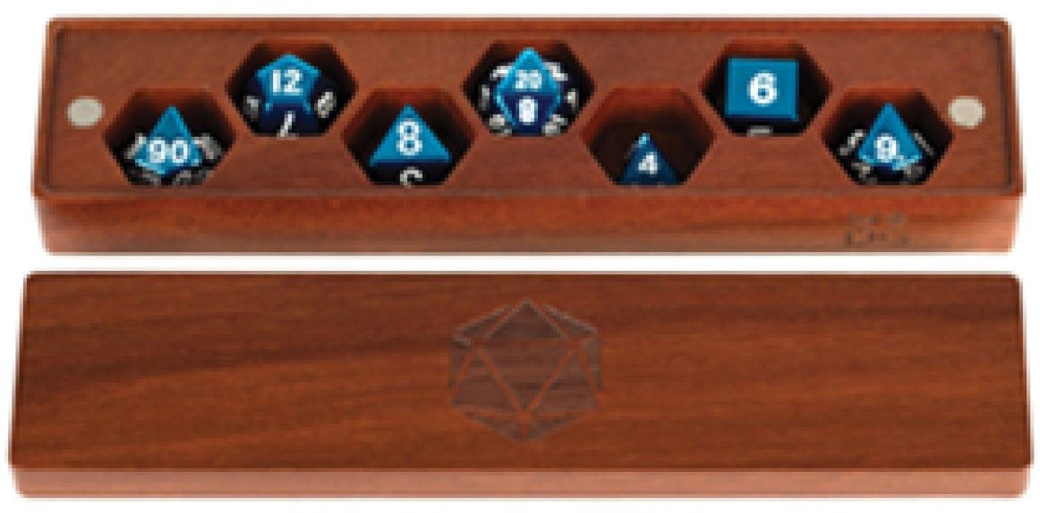Premium Wood Dice Vault: Purple Heart