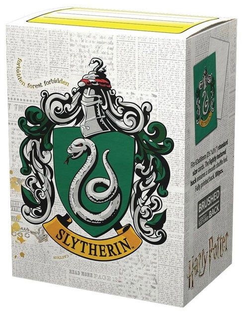 Dragon Shields: (100) Brushed Art - Harry Potter Wizarding World - Slytherin