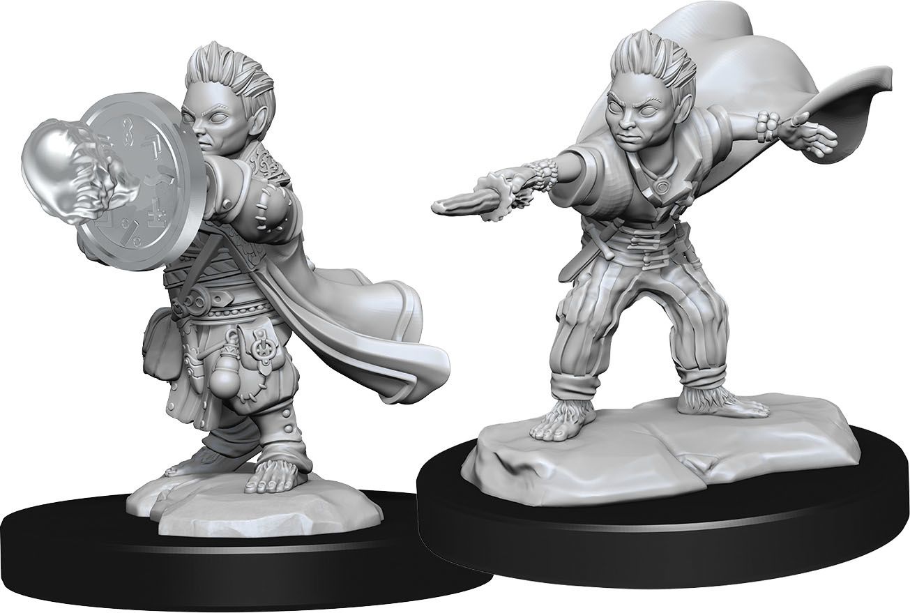 Pathfinder Deep Cuts Unpainted Miniatures: W14 Halfling Wizard Mal