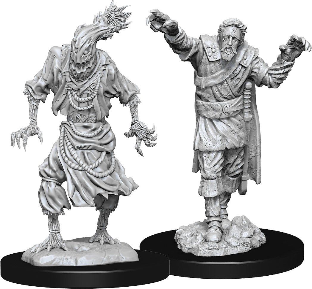 Dungeons &amp; Dragons Nolzur`s Marvelous Unpainted Miniatures: W14 Scarecrow &amp; Stone Cursed
