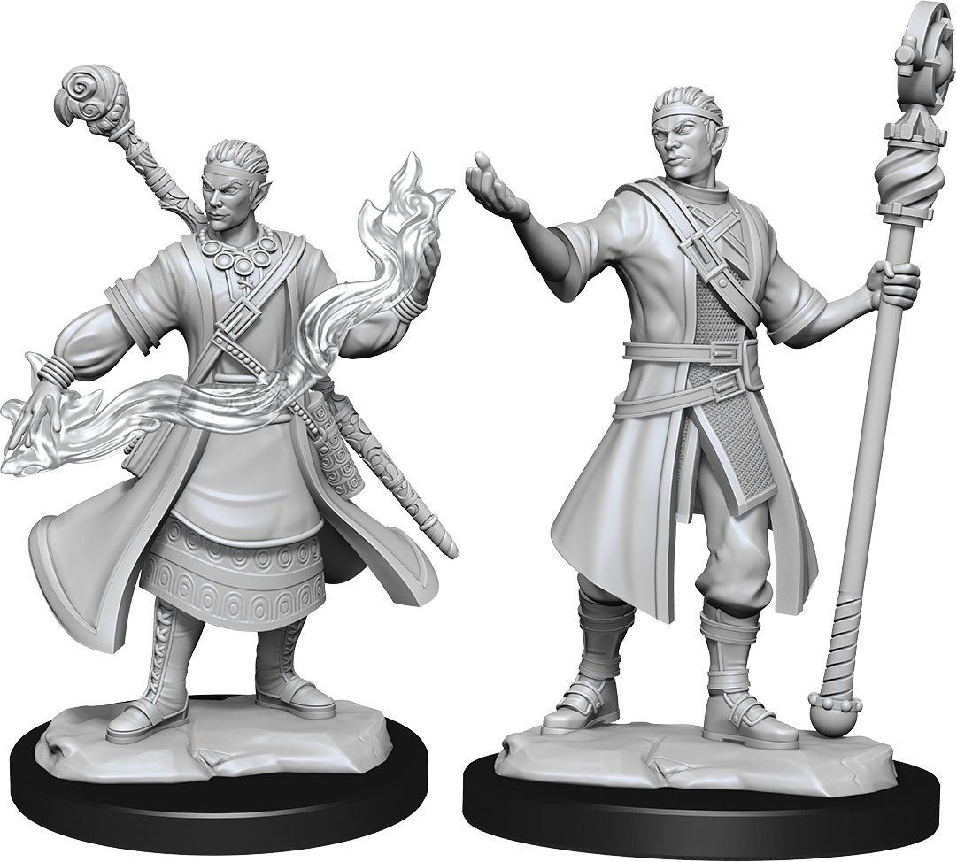 Dungeons &amp; Dragons Nolzur`s Marvelous Unpainted Miniatures: W14 Half-Elf Wizard Male